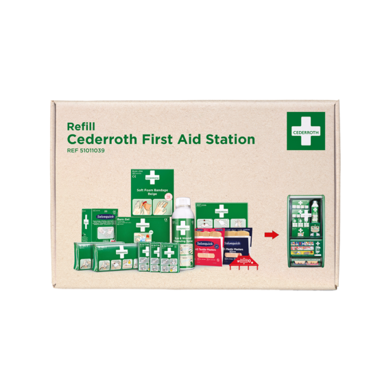 Nachfüllpackung Cederroth First Aid Station inkl. Softfoam